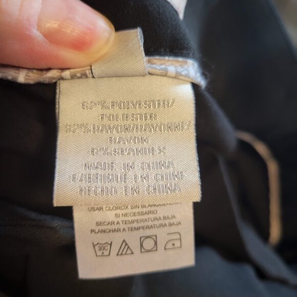 FDJ French Dressing Black Straight Leg Trousers – Size 10 - Picture 4 of 5